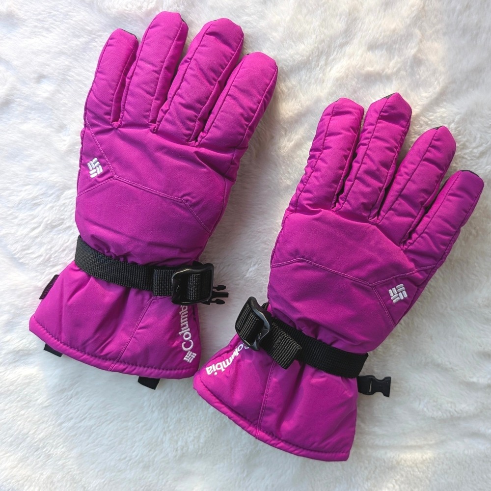 Columbia Youth L Whirlibird Omni-Heat Insulated Winter Gloves Pink Magenta NOT